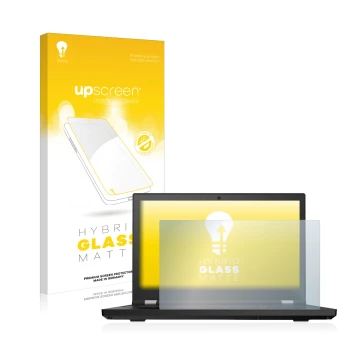 Front side of a product packaging with the brand logo upscreen. Next to it is the device Lenovo ThinkPad P15 shown with the co