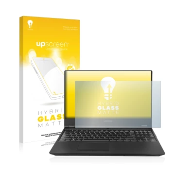 Front side of a product packaging with the brand logo upscreen. Next to it is the device Lenovo Legion 5i shown with the corre