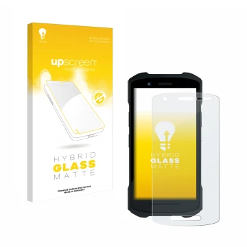 Front side of a product packaging with the brand logo upscreen. Next to it is the device Zebra TC26 shown with the correspondi