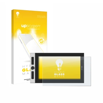 Front side of a product packaging with the brand logo upscreen. Next to it is the device XP-Pen Innovator 16 shown with the co
