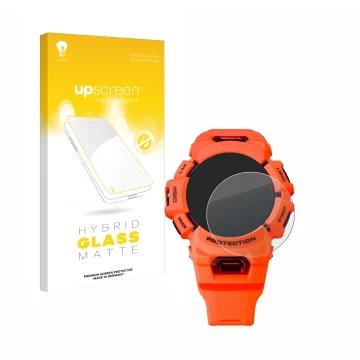 Front side of a product packaging with the brand logo upscreen. Next to it is the device Casio G-Shock GBA-900 shown with the 