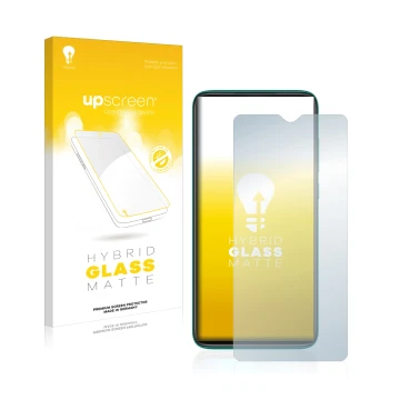 Front side of a product packaging with the brand logo upscreen. Next to it is the device Xiaomi Redmi Note 8 2021 shown with t