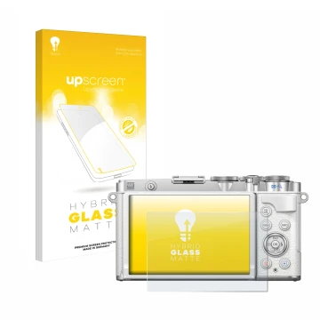 Front side of a product packaging with the brand logo upscreen. Next to it is the device Olympus PEN E-P7 shown with the corre