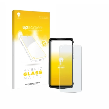 Front side of a product packaging with the brand logo upscreen. Next to it is the device Ulefone Power Armor 13 shown with the