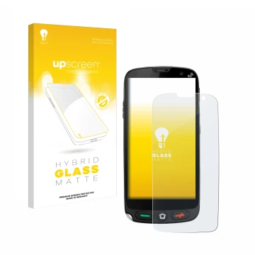 Front side of a product packaging with the brand logo upscreen. Next to it is the device Brondi Amico XS shown with the corres