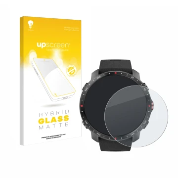 Front side of a product packaging with the brand logo upscreen. Next to it is the device Polar Grit X Pro shown with the corre