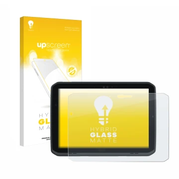 Front side of a product packaging with the brand logo upscreen. Next to it is the device Zebra ET80 shown with the correspondi