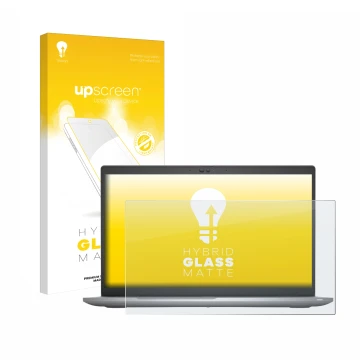 Front side of a product packaging with the brand logo upscreen. Next to it is the device Dell Latitude 5520 shown with the cor