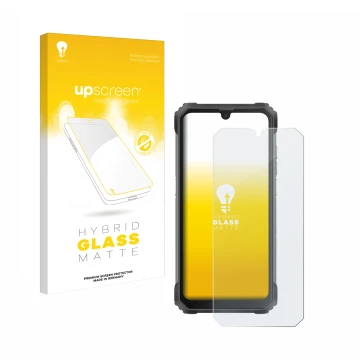Front side of a product packaging with the brand logo upscreen. Next to it is the device Blackview BV8800 shown with the corre