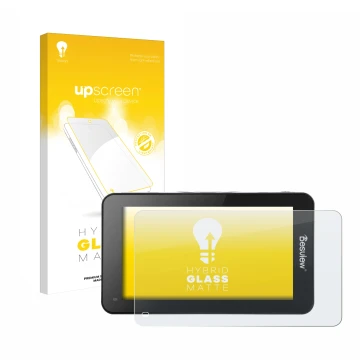 Front side of a product packaging with the brand logo upscreen. Next to it is the device Desview R6 UHB 5.5