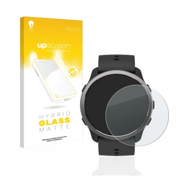 Front side of a product packaging with the brand logo upscreen. Next to it is the device Suunto 5 Peak shown with the correspo