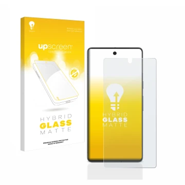 Front side of a product packaging with the brand logo upscreen. Next to it is the device Google Pixel 7 shown with the corresp