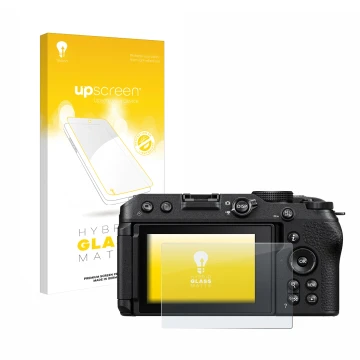 Front side of a product packaging with the brand logo upscreen. Next to it is the device Nikon Z 30 shown with the correspondi
