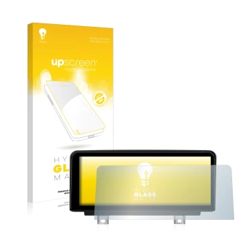 Front side of a product packaging with the brand logo upscreen. Next to it is the device Koason BMW 3 Series 10.25