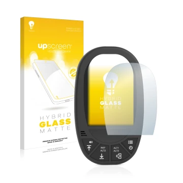 Front side of a product packaging with the brand logo upscreen. Next to it is the device Flymaster GPS LS shown with the corre