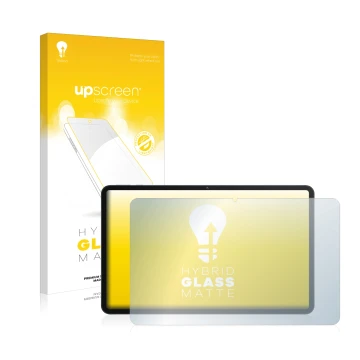 Front side of a product packaging with the brand logo upscreen. Next to it is the device Honor Pad 8 shown with the correspond