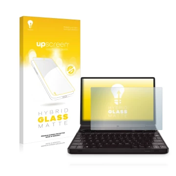 Front side of a product packaging with the brand logo upscreen. Next to it is the device GPD Win Max 2 shown with the correspo