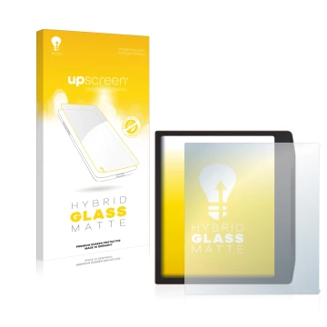 Front side of a product packaging with the brand logo upscreen. Next to it is the device PocketBook Era shown with the corresp