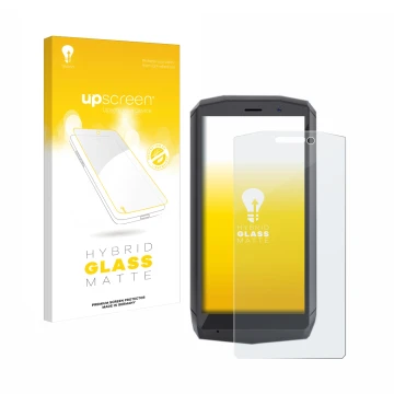 Front side of a product packaging with the brand logo upscreen. Next to it is the device Cubot Pocket shown with the correspon