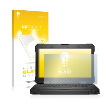 Front side of a product packaging with the brand logo upscreen. Next to it is the device Dell Latitude 5430 Rugged shown with 
