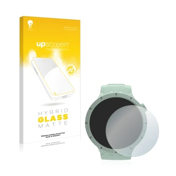 Front side of a product packaging with the brand logo upscreen. Next to it is the device Swatch Big Bold Bioceramic shown with