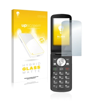 Front side of a product packaging with the brand logo upscreen. Next to it is the device Emporia TOUCHsmart.2 shown with the c
