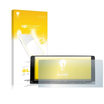 Front side of a product packaging with the brand logo upscreen. Next to it is the device Volkswagen T7 Multivan Life Discover 