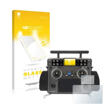 Front side of a product packaging with the brand logo upscreen. Next to it is the device FrSky Tandem XE 2 shown with the corr