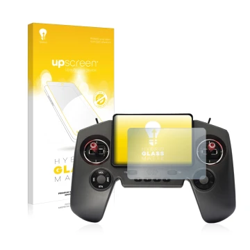 Front side of a product packaging with the brand logo upscreen. Next to it is the device FrSky Twin Lite shown with the corres