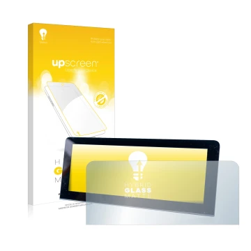 Front side of a product packaging with the brand logo upscreen. Next to it is the device MG 4 shown with the corresponding scr