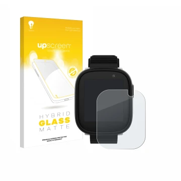 Front side of a product packaging with the brand logo upscreen. Next to it is the device Xplora X6 Play 2022 (1st generation) 