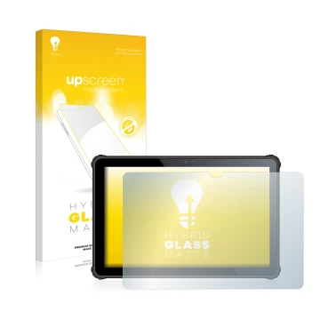 Front side of a product packaging with the brand logo upscreen. Next to it is the device Oukitel RT2 shown with the correspond