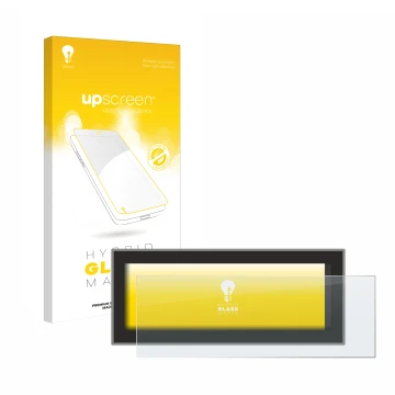 Front side of a product packaging with the brand logo upscreen. Next to it is the device Opel Astra L 2022 Navigationssystem s