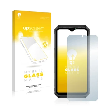 Front side of a product packaging with the brand logo upscreen. Next to it is the device Ulefone Power Armor 18T shown with th