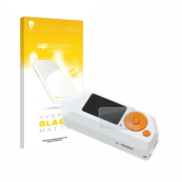 Front side of a product packaging with the brand logo upscreen. Next to it is the device Flipper Zero FZ.1 shown with the corr