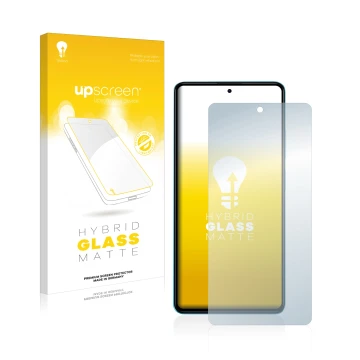 Front side of a product packaging with the brand logo upscreen. Next to it is the device Xiaomi Poco X5 Pro shown with the cor