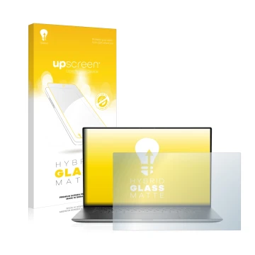 Front side of a product packaging with the brand logo upscreen. Next to it is the device Dell Precision 5570 Non-Touch shown w