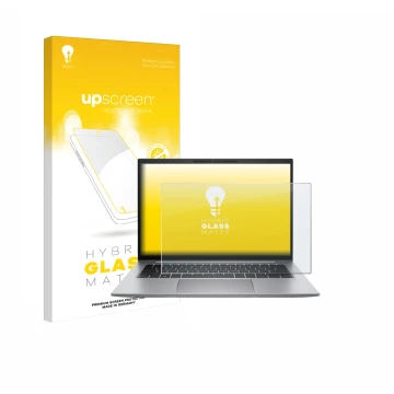 Front side of a product packaging with the brand logo upscreen. Next to it is the device HP Zbook Firefly 14 G9 shown with the