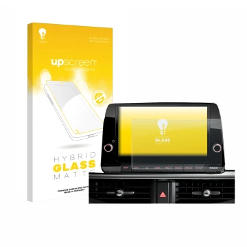 Front side of a product packaging with the brand logo upscreen. Next to it is the device Kia Picanto 2022 8