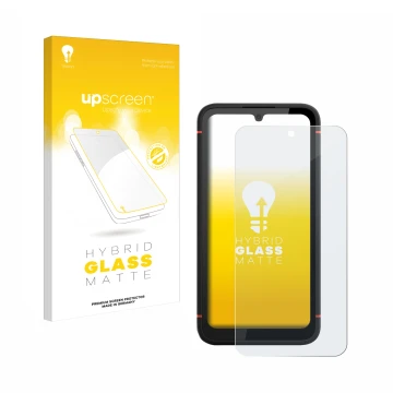 Front side of a product packaging with the brand logo upscreen. Next to it is the device Gigaset GX4 shown with the correspond