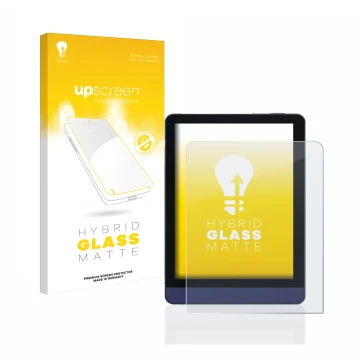 Front side of a product packaging with the brand logo upscreen. Next to it is the device Meebook M6 6