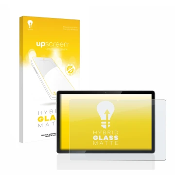 Front side of a product packaging with the brand logo upscreen. Next to it is the device Blackview Tab 12 Pro shown with the c