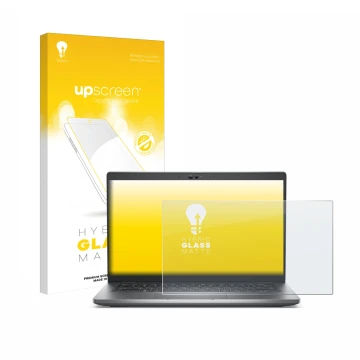 Front side of a product packaging with the brand logo upscreen. Next to it is the device Dell Latitude 5430 Non-Touch shown wi