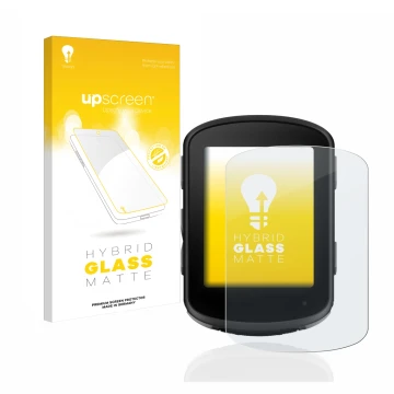 Front side of a product packaging with the brand logo upscreen. Next to it is the device Garmin Edge 840 shown with the corres