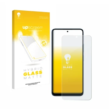 Front side of a product packaging with the brand logo upscreen. Next to it is the device Xiaomi Redmi Note 12 4G shown with th