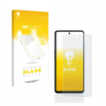 Front side of a product packaging with the brand logo upscreen. Next to it is the device Oppo A98 5G shown with the correspond