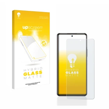 Front side of a product packaging with the brand logo upscreen. Next to it is the device Infinix Note 30 5G shown with the cor