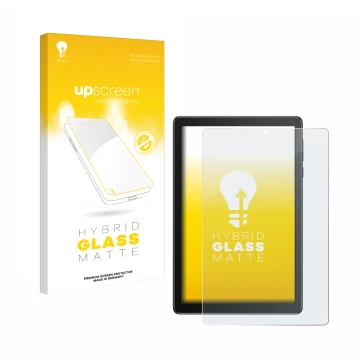 Front side of a product packaging with the brand logo upscreen. Next to it is the device TCL Tab 8V shown with the correspondi