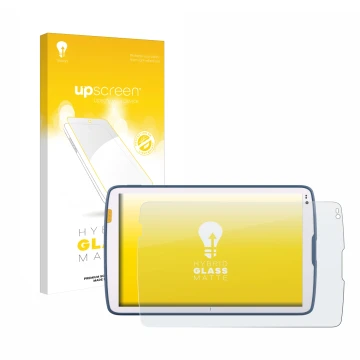 Front side of a product packaging with the brand logo upscreen. Next to it is the device Zebra ET40 10.1