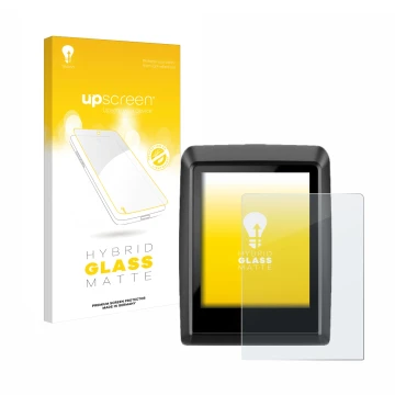 Front side of a product packaging with the brand logo upscreen. Next to it is the device Bosch Kiox 500 shown with the corresp